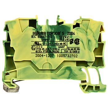 ZŁĄCZKA SZYNOWA PE WAGO-2004-1207 DIN TS-35 WAGO