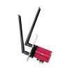 KARTA SIECIOWA WI-FI 6E PCIE WE3000S 2.4 GHz, 5 GHz, 6 GHz 574 Mb/s + 2402 Mb/s Wi-Fi 6E CUDY