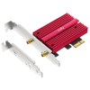 KARTA SIECIOWA WI-FI 7 PCIE WE9300S 2.4 GHz, 5 GHz, 6 GHz 688 Mb/s + 2882 Mb/s + 5760 Mb/s Wi-Fi 7 CUDY