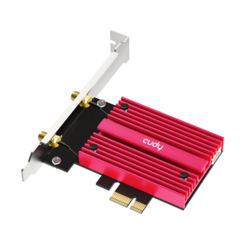 KARTA SIECIOWA WI-FI 7 PCIE WE9300S 2.4 GHz, 5 GHz, 6 GHz 688 Mb/s + 2882 Mb/s + 5760 Mb/s Wi-Fi 7 CUDY