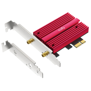 KARTA SIECIOWA WI-FI 7 PCIE WE9300S 2.4 GHz, 5 GHz, 6 GHz 688 Mb/s + 2882 Mb/s + 5760 Mb/s Wi-Fi 7 CUDY