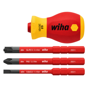 RĘKOJEŚĆ Z WYMIENNYMI BITAMI WH-SLIMVARIO/41230 WIHA