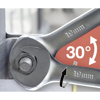 ZESTAW KLUCZY PŁASKICH Z GRZECHOTKĄ OCZKOWĄ WH-WRENCH/44665 WIHA
