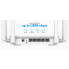 ROUTER WR3000S Wi-Fi 6 2.4 GHz, 5 GHz 574 Mb/s + 2402 Mb/s CUDY