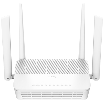 ROUTER WR3000S Wi-Fi 6 2.4 GHz, 5 GHz 574 Mb/s + 2402 Mb/s CUDY