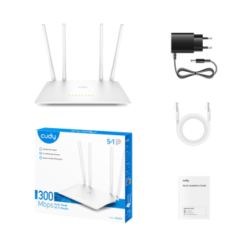 ROUTER WR300S 2.4 GHz 300 Mb/s CUDY