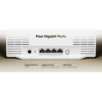ROUTER WR3600E Wi-Fi 7 2.4 GHz, 5 GHz CUDY