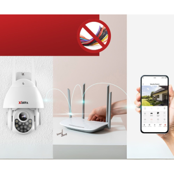 KAMERA IP OBROTOWA ZEWNĘTRZNA XB-ARMOR-500 Tuya Smart Wi-Fi - 5 Mpx 3.6 mm Xblitz