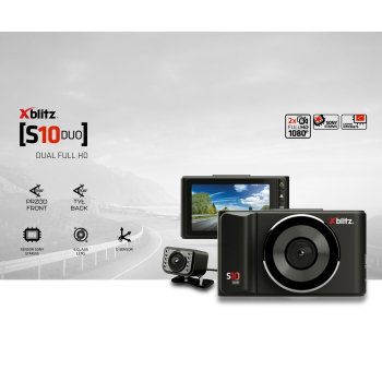 WIDEOREJESTRATOR SAMOCHODOWY XB-S10-DUO Xblitz