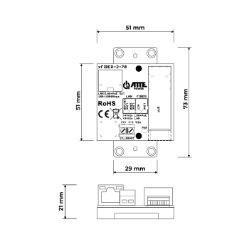 MEDIA KONWERTER XFIBER-2-70 SFP ATTE