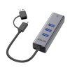 HUB USB 3.0 Y-3088B USB-A/USB-C UNITEK