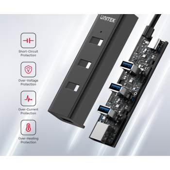 HUB USB 3.0 Y-3089Z01 30 cm UNITEK