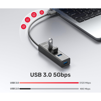 HUB USB 3.0 Y-3089Z01 30 cm UNITEK