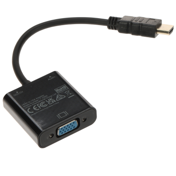 KONWERTER HDMI NA VGA Y-6355 + AUDIO + ADAPTERY MICRO I MINI HDMI UNITEK