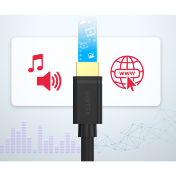 PRZEDŁUŻACZ HDMI Y-C166K 3 m, 4K @ 60 Hz UNITEK