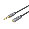 PRZEWÓD Y-C932ABK Jack TRS 3.5 mm WTYK / Jack TRS 3.5 mm GNIAZDO 1.0 m UNITEK