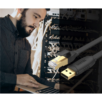 KABEL KONSOLOWY Y-SP02001B USB-A / RJ45 (RS-232) UNITEK
