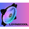 WENTYLATOR YY-120-BLACK-LOGO 1600 RPM ARGB LOVINGCOOL