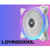 WENTYLATOR YY-120-WHITE-LOGO 1600 RPM ARGB LOVINGCOOL