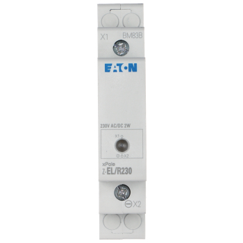LAMPKA SYGNALIZACYJNA LED Z-EL/R230 DO MONTAŻU NA SZYNIE DIN (TS-35) EATON
